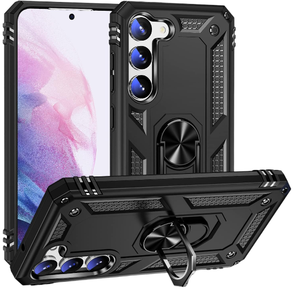 Shockproof Armor Stand Case For Samsung Galaxy S23 Ultra