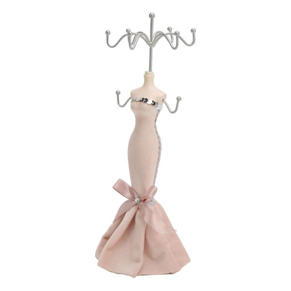 Light Pink Dress Stand - Earring/Necklace Organizer
