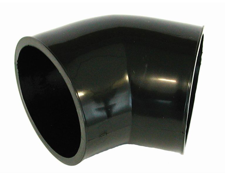 45 Degree Rubber Intake / Induction Pipe Joining Sleeve - 76mm - Red
