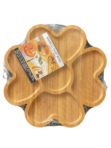Leaf Wooden Design Serving Tray
