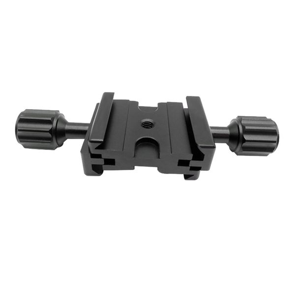 Two-Sided Quick Release Plate Clamp with 1/4'' Screw Hole