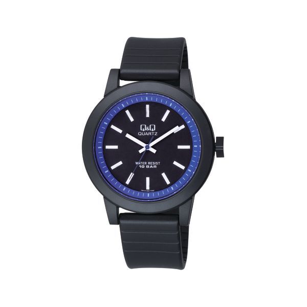 Q&amp;Q PU Strap Watch - A170J - Black