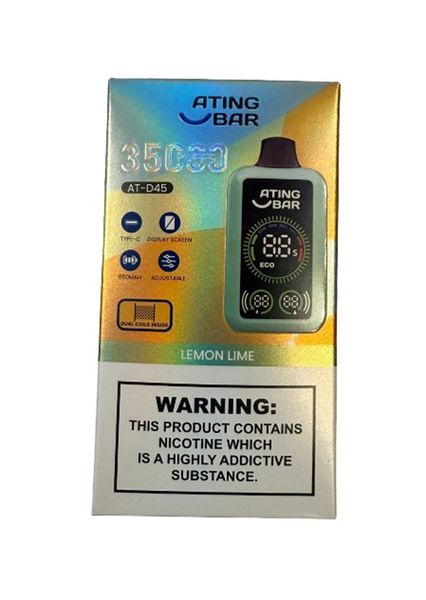 Ating Bar Vape Smoking Device-Lemon Lime-35000 Puffs