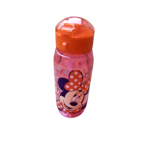 Mickey Mouse Cartoon Water Bottle - Red