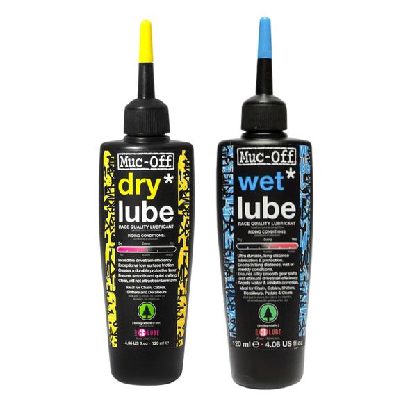 Muc-Off - Lube Bundle - Wet 120ml &amp; Dry 120ml Lube