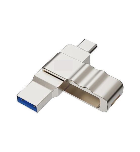 DWTech Dual USB3.0 Type-A and USB Type-C Flash Drive -64GB