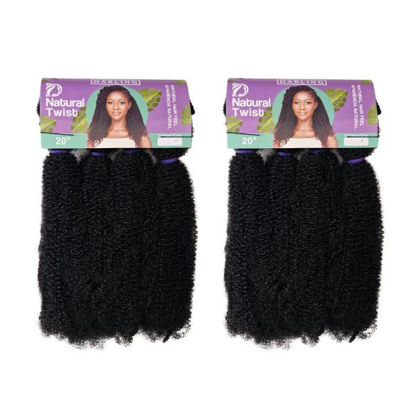 Darling Natural Twist - 20" - Pack of 2