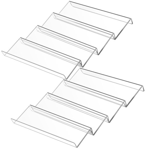 4 Tier (8 Piece) Clear Acrylic Drawer Spice Organiser Rack Cosmetic Storage