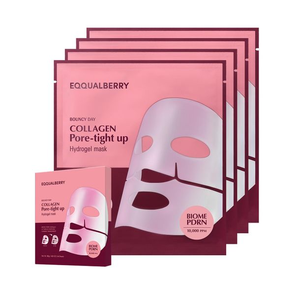 EQQUALBERRY COLLAGEN PORE-TIGHT UP HYDROGEL MASK 30g | 10sheets