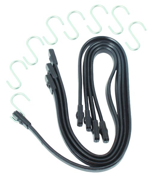 4 Piece Rubber Baggage Strap