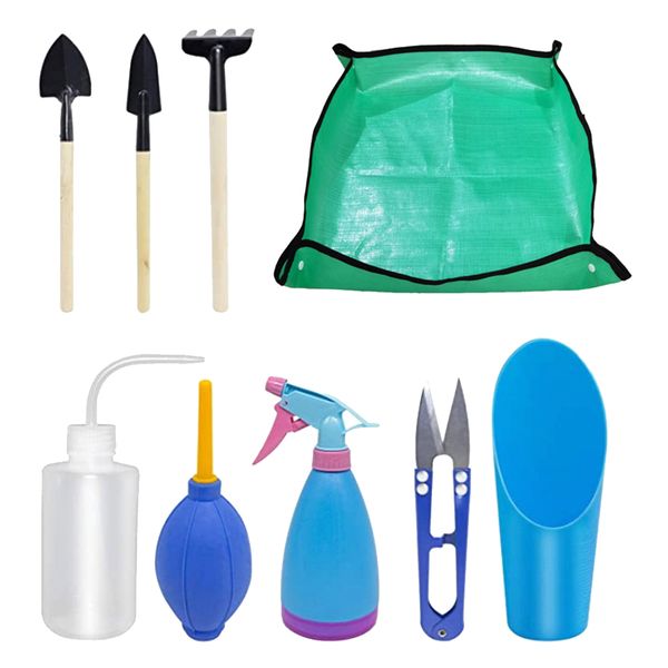 9 in 1 Mini Gardening Planting Tool Set For Bonsai Small Plants