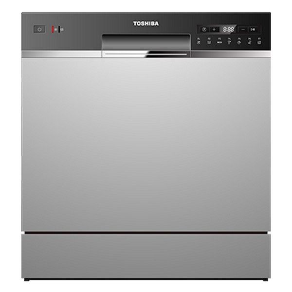 Toshiba 8 Place Countertop Dishwasher - Silver