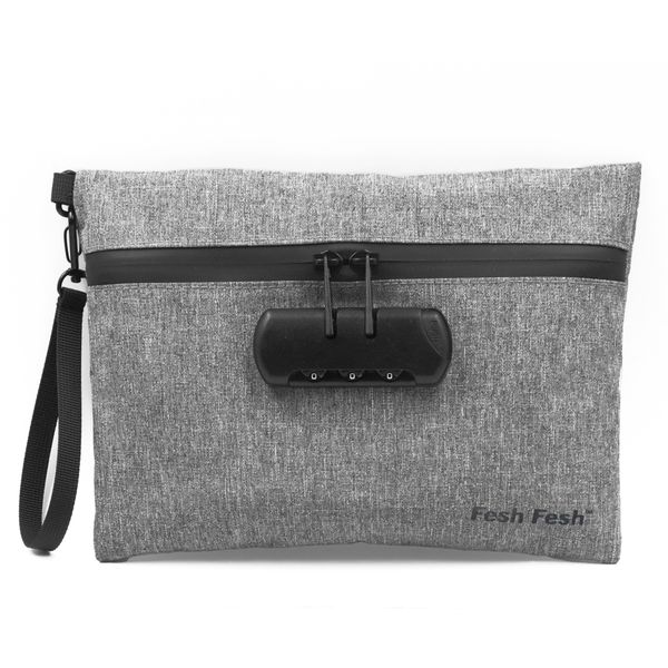 Fesh Fesh - Smell Proof Bag with Lock for Vapes, Cigarettes &amp; Herbs - Black