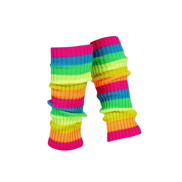 Neon Leg Warmers - Rainbow