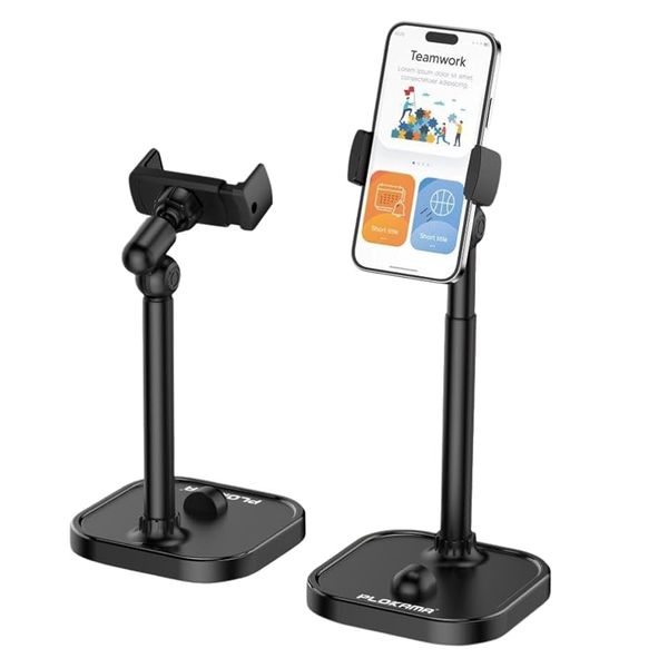Plokama DT-80 Phone &amp;Tablet Stand For Hands Free Viewing Desk&amp;Office Use