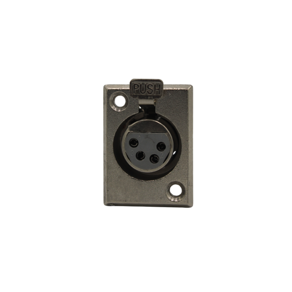 XLR4-31 4-Pin Male XLR Panel Mount Chassis Connector