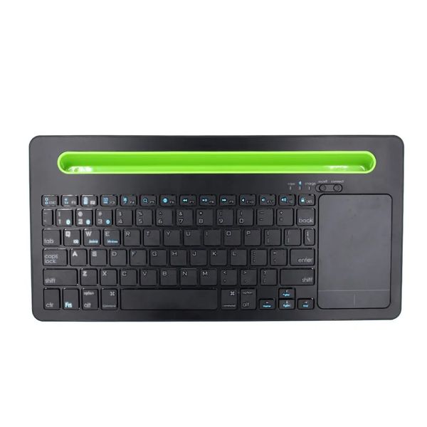 Rechargeable Bluetooth Ultra Thin Wireless Keyboard With Phone Holder