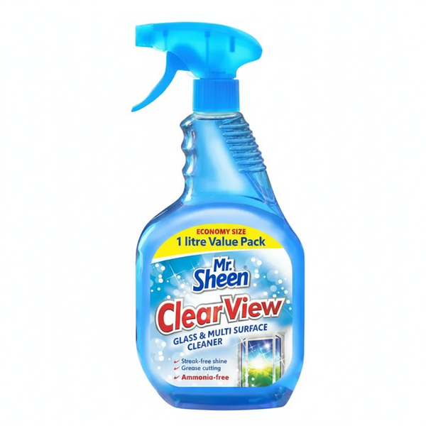 Mr Sheen Clear View Glass and Multi Surface Cleaner 1L