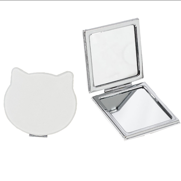 PU Leather Double-Sided Folding Makeup Mirror Portable Makeup Mirror