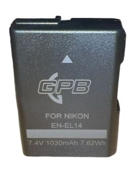 GPB EN-EL14 Replacement Battery for Nikon Camera's