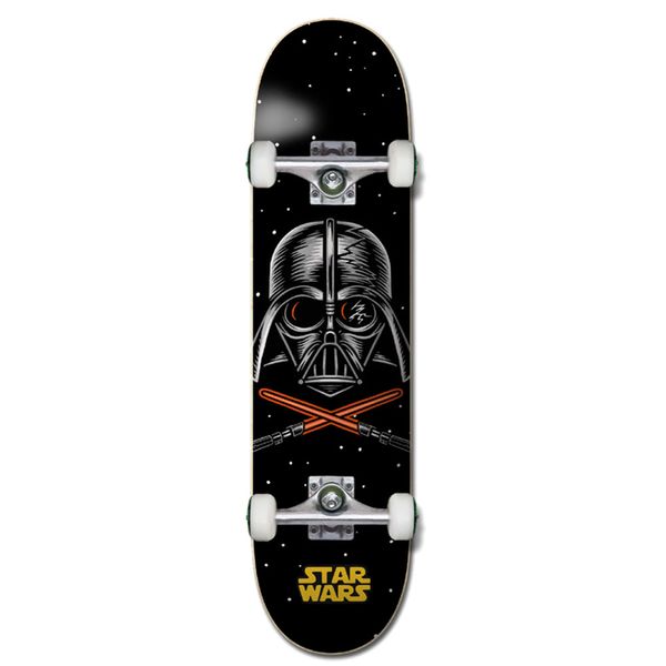 Element - Star Wars Empire 8" Complete Skateboard- Black Street