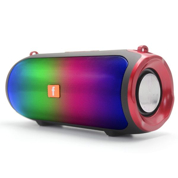 Portable Bluetooth Speaker, High-Bass Wireless Bluetooth Speaker - Red