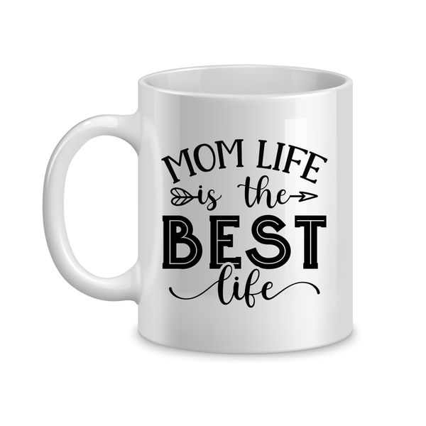 Best Life Coffee Mugs for Mothers Day Trendy Mom Sayings Graphic Present060
