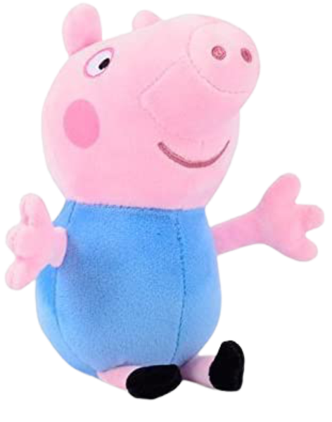 Peppa Pig - George Plush Snuggle Teddy - 30cm Length
