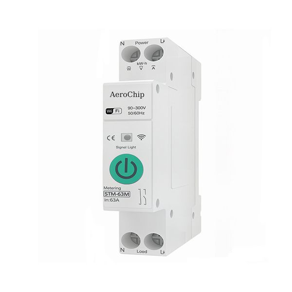63A Smart WiFi Circuit Breaker - Remote Control &amp; Power Monitoring