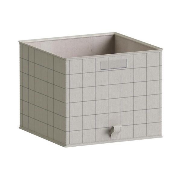 Spaceo Evo'm Open Box W36 D35 H29cm - Blue Tartan