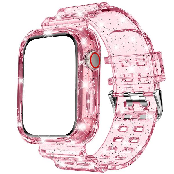 Compatible with Apple Watch Clear Band Strap iWatch SE Ultra Series