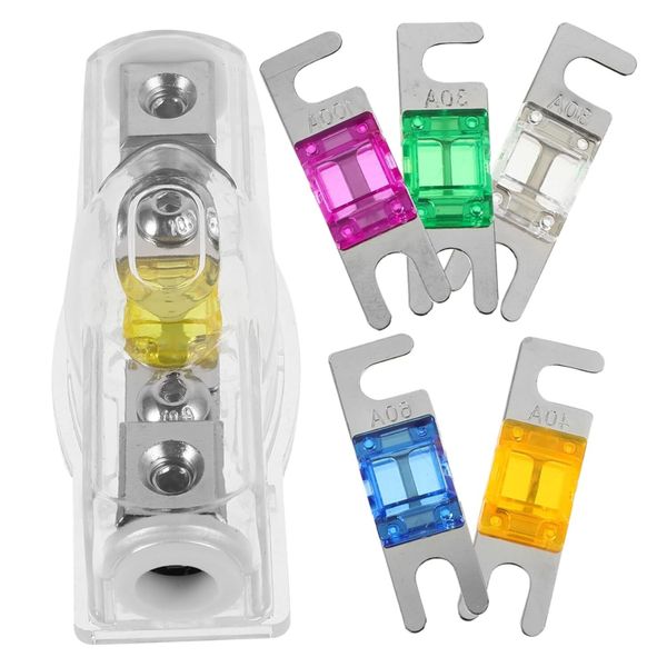 1 Set Durable Mini Automotive Fuse Block for Car Audio Systems Compact