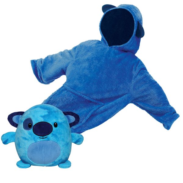 Kids Cuddly Plush Animal Pet Converts To Fun Hoodie Winter Sweater Jersey