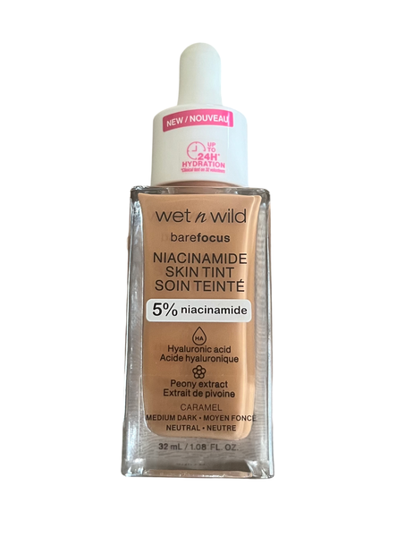 Wet n Wild Bare Focus Niacinamide Foundation: Caramel