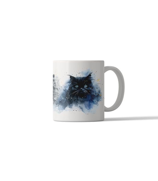 Cat Portrait 11oz DSG55 Printed Coffee Mug Gift