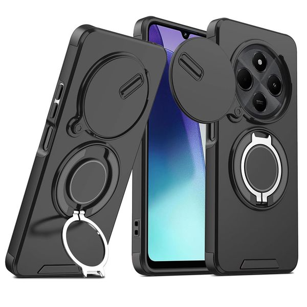 Phone Case Compatible With Redmi 14C Luxury Slide Camera Lens Case