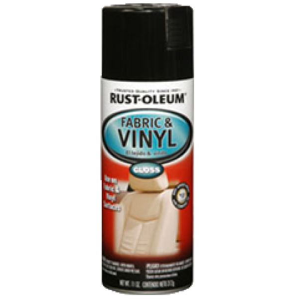 Rust-Oleum Fabric &amp; Vinyl Gloss Black 340g
