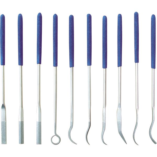 140mm 10 Piece Diamond Riffler and Needle File Set