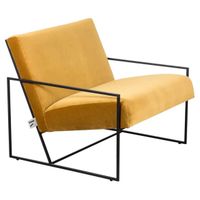 Steel frame chair - Mustard