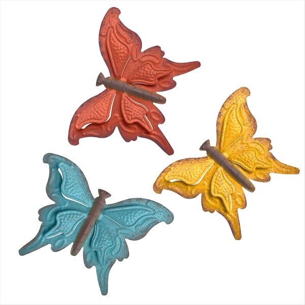 Metal Three-Dimensional Butterfly Wall Decor For Indoor Walls Home