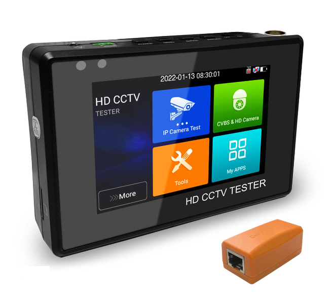 IPC-1800 4K H265 IP Camera Tester with Ptz Control Rapid ONVIF POE