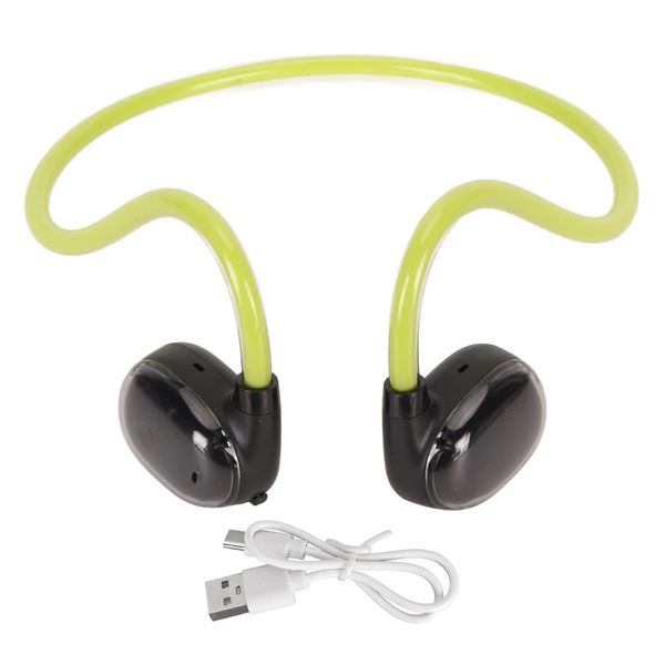 Bluetooth Wireless Headphone Noise Cancelling IPX4 Waterproof Stereo Green
