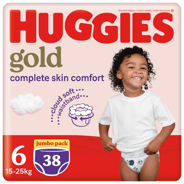 Huggies Gold Pants Size 6 Jumbo Pack 38's