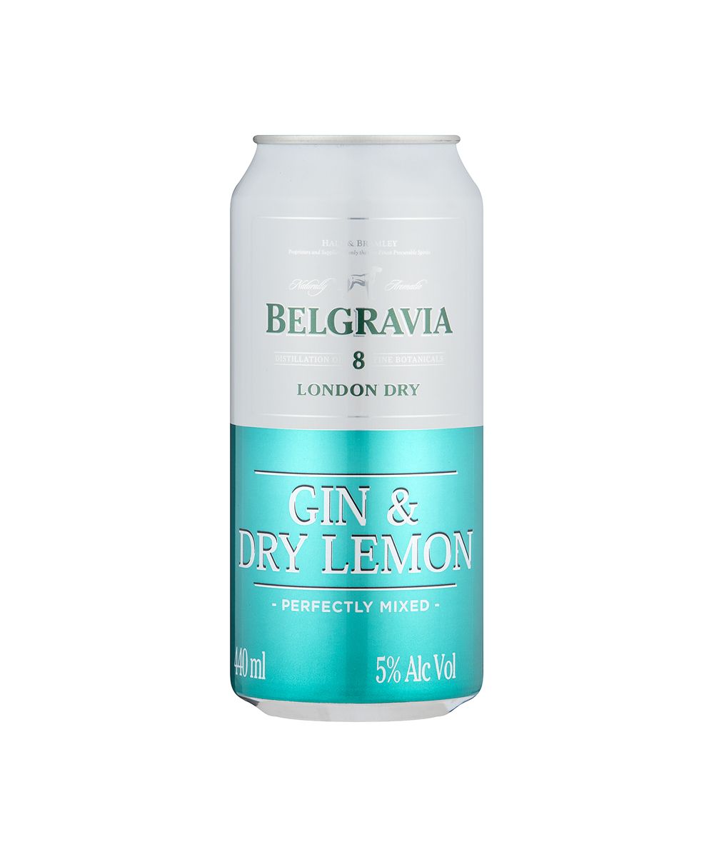 Belgravia Gin Dry Lemon Can 24 X 440ml Buy Online In South Africa 