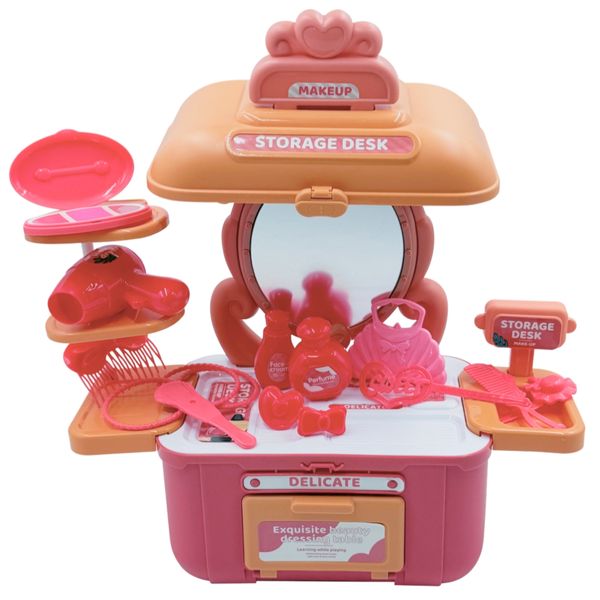 Makeup Storage Box - Educational Toys for Toddlers - Pretend Play for Girls