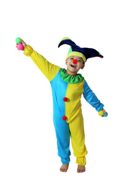 Joker Clown Suit - 3-8years