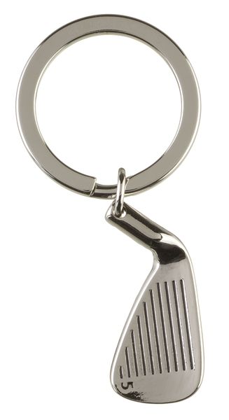 Metal Golf Club Keyring