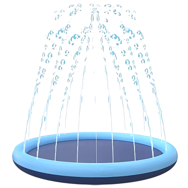Splash Pad Dog Swimming Pool Kid Water Play Mat Summer Sprinkler Toy