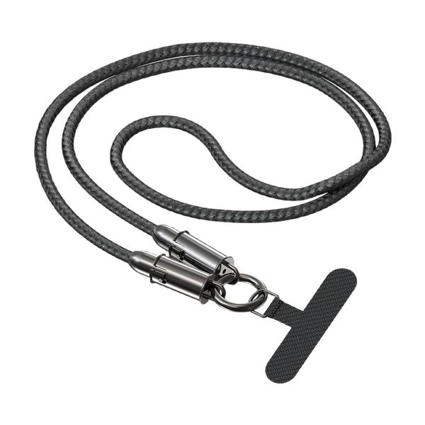 2 Pack Phone Lanyard 1.2 m 60W 2 in 1 USB-C Charging Crossbody Phone