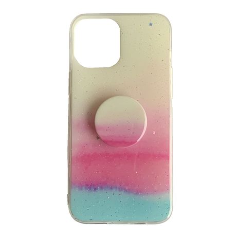 Apple Iphone 12 Pro Max Ladies Rainbow Glitter Case Cover With Pop Socket Buy Online In South Africa Takealot Com